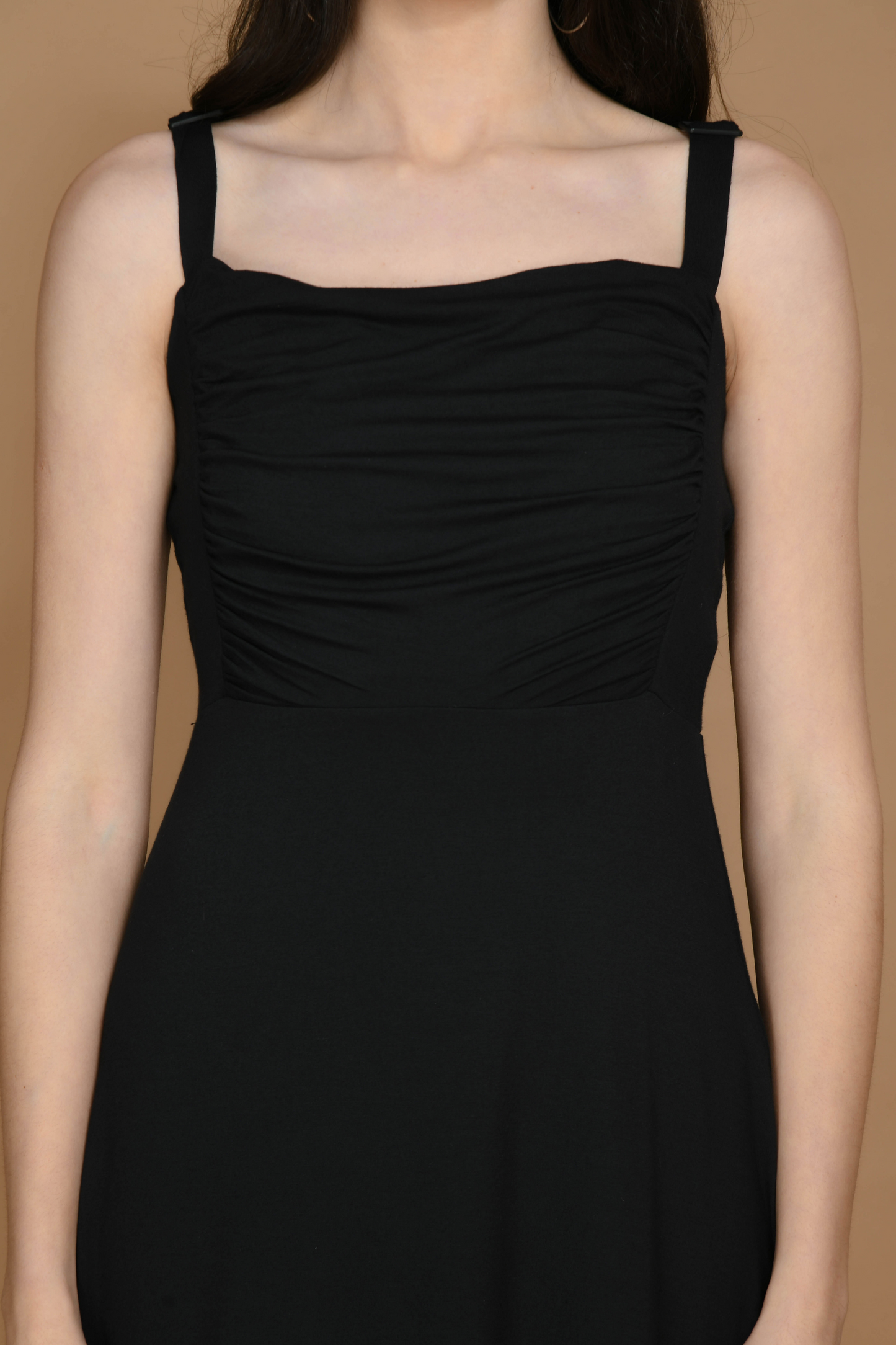 Black Sleeveless Mini Dress #109